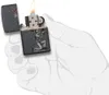 Zippo Feuerzeug 28987 Day of Dead Skulls Set aus Messing in Produktbild-Vorschau 6
