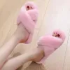 Damen Plüsch Flauschig Pantoffeln Fell Flip Flop Open Toe Produktbild-Vorschau 1