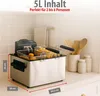 alpina Friteuse 5 Liter - Doppel Fritteuse mit 3 Produktbild-Vorschau 3