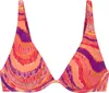 Bruno Banani Bügel-Bikini-Top Kira rot-pflaume Größe 38 Cup Produktbild-Vorschau 1