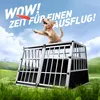 CADOCA® Hundetransportbox Aluminium Hundebox Kofferraum Produktbild-Vorschau 20