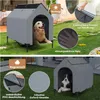GOPLUS 2 in 1 Hundebett & erhöhte Hundehütte, Haustierbett Produktbild-Vorschau 2