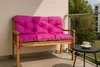 Gartenbankkissen 120×50×40 cm Rosa – bequemes Sitz- und Produktbild-Vorschau 4