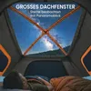 Outsunny Tunnelzelt 4 Personen Familienzelt mit Schlaf- und Produktbild-Vorschau 5