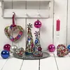 Herz, H 8 cm, Weiß, Styropor, 5Stck. Produktbild-Vorschau 4