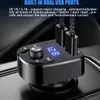 Auto Bluetooth FM Transmitter, Blaue Umgebende Leuchte Produktbild-Vorschau 4