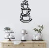 Wallity, Coffee, Wanddeko, Schwarz, Metall, 40 x 75 cm Produktbild-Vorschau 1