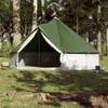 vidaXL Tipi-Familienzelt 12 Personen Grün Wasserdicht Produktbild-Vorschau 2