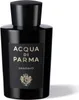 A black bottle of Acqua di Parma Sandalo Eau de Parfum is shown against a white background. Voir les images du produit
