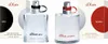 Two perfume bottles, one for men and one for women, are displayed next to their respective packaging. Produktbild-Vorschau