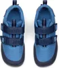 A pair of blue children's shoes shown from a top-down view against a white background. Voir les images du produit