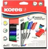 Kores M20865, 4 Stück(e), Schwarz, Blau, Grün, Rot, Meißel, Produktbild-Vorschau 3