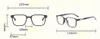 GKA moderne Lesebrille mit Sehstärke 2,0 schwarz mit Produktbild-Vorschau 5