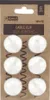 Porte-câbles de bureau D.RECT WHITE SELECT 6pcs Voir les images du produit 1