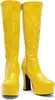 Plateau Stiefel mit Reißverschluss gelb Schuhgröße: 40 Produktbild-Vorschau 3