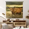 MuchoWow® Wandteppich Wandbehang Schottische Hochlandrind - Produktbild-Vorschau 6