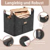 UISEBRT Set de 2 sacs en feutre pliables pour bois de Voir les images du produit 3