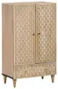 vidaXL Highboard 60x33x100 cm Massivholz Mango Produktbild-Vorschau 7