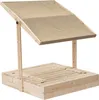 Flumi Bac à sable avec couverture Bancs et toit solaire Voir les images du produit 4