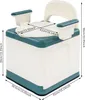 Tragbare Toilette max 150kg  Erwachsenen Töpfstuhl für   Produktbild-Vorschau 2