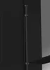 A close-up view of a black vertical pole with silver bands, set against a black and gray background. Produktbild-Vorschau