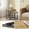 FORTENA Couchtisch Set 2tlg Rund, Artisan Look, mit Produktbild-Vorschau 9