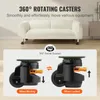 VEVOR set di 4 rotelle girevoli φ63,5 mm rotelle per mobili Anteprima dell’immagine prodotto 4