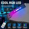 gaming schreibtisch 160 x 60 cm Computertisch mit LED mit Produktbild-Vorschau 7
