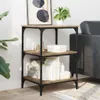 vidaXL Printerstandaard Artisan, eikenhoutlook, 50 x 41 x Productafbeelding-voorbeeld 5