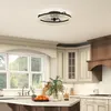 HOMCOM Deckenventilator Leise LED mit Beleuchtung und Produktbild-Vorschau 2