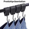 5er-Set S-Haken, 12,5×3 cm,schwarz, vielseitig als Produktbild-Vorschau 6