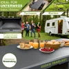 tillvex Table de jardin pliante anthracite 180x75cm | Table Voir les images du produit 6