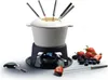 Litinová smaltovaná sada na fondue MasterClass - krémová Náhled obrázku produktu 6