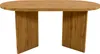 Esstisch oval mit geraden Kanten 160x90 cm Holz Produktbild-Vorschau 6