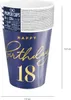 Happy Birthday Becher 18. Geburtstag 220ml 6St. Produktbild-Vorschau 4