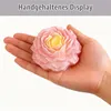 4 stampi in silicone a forma di fiori, ideali per creare Anteprima dell’immagine prodotto 4