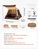 Tenda da campeggio VEVOR per 4 persone, tenda familiare Anteprima dell’immagine prodotto 7