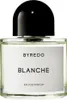 A close-up studio shot of a Byredo Blanche Eau de Parfum bottle. Anteprima dell’immagine prodotto