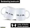Huuraa Kaffeetasse Mr. & Mr. Schriftzug 330ml Weiß Keramik Produktbild-Vorschau 2