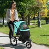 Wózek dla psa PawHut Jogger Dog Buggy składany dla małych Podgląd zdjęcia produktu 2