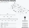 doporro Design Doppelwaschtisch 120x48x13 cm Produktbild-Vorschau 7