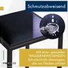 FERRO Barhocker 64 cm Schwarz – Moderner Metall Barstuhl Produktbild-Vorschau 3