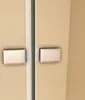 140x70cm 6mm ESG Chromfarben Faltwand mit Seitenwand Produktbild-Vorschau 5