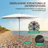 Ombrellone rettangolare Bettizia Ombrellone da balcone Anteprima dell’immagine prodotto 6