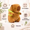 Capybara Kuscheltier braun Figur Plüsch 20 cm Plüsch Produktbild-Vorschau 4
