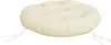 vidaXL Vankúš Okrúhly krémový Ø 60 x11 cm Oxford Fabric Náhľad obrázku produktu 4