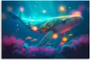 Leinwandbild Magischer Wal 60x40 Feeby Bunt bild für die Produktbild-Vorschau 3