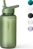 Trinkflasche 1L Sport Flasche Wasserflasche BPA frei grün Produktbild-Vorschau 1