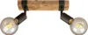 Spotleuchte Deckenlampe schwenkbar 2xE27 Metall-Holz Produktbild-Vorschau 1