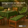 HOMESCAPES Halbrundes Kissen für Hängesessel – Olivgrün Produktbild-Vorschau 8
